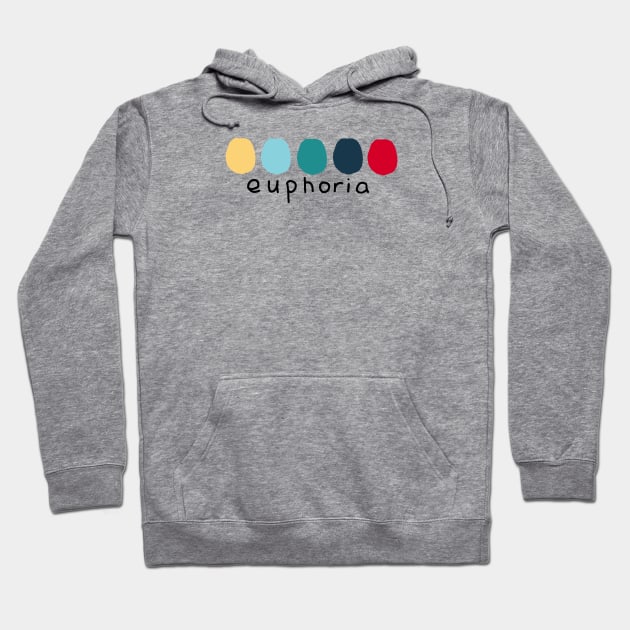 Euphoria BTS JK Color Palette Hoodie by aaalou